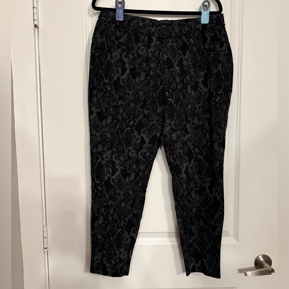 Sanctuary Grease Snake Skin Print Pull-On Legging Pants Size 2X